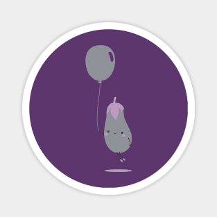 Happy aubergine Magnet